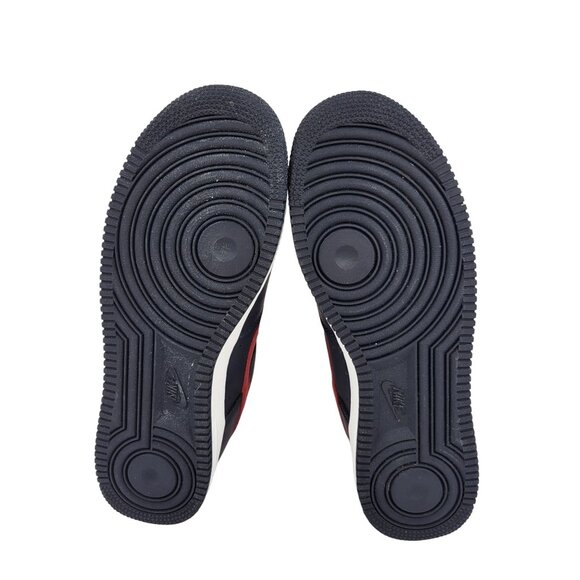 Nike Air Force 1 Puerto Rico 5 Low Basketball Shoe Navy/Red/White Size 10.5 - Picture 8 of 12